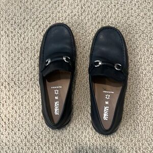 Geox Black Dress Shoes Elegant Slip-On Design